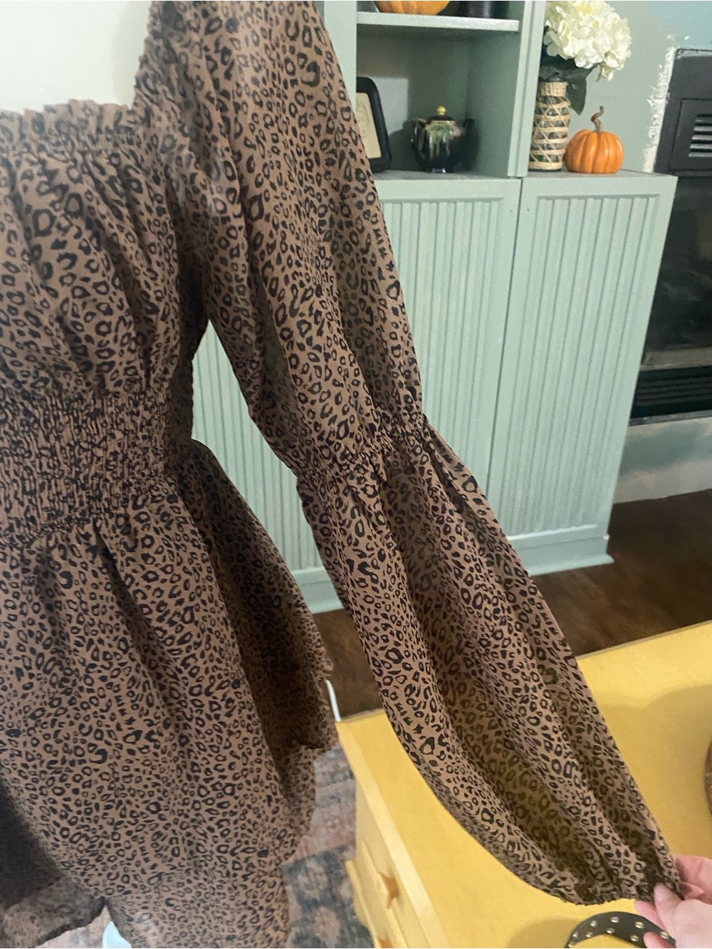 Leopard print mini romper - Picture 5 of 6